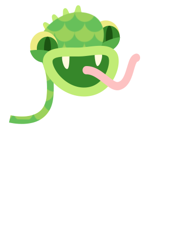 Green Snake Cartoon